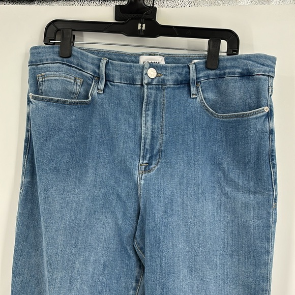 FRAME LE CROP MINI BOOT MID RISE JEANS 34 - Picture 4 of 13